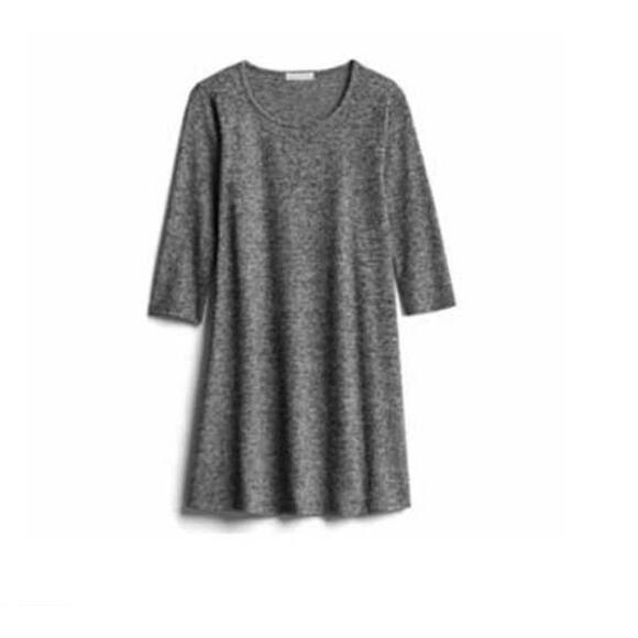 Nine Britton Stitch Fix Siona Hacci Maternity Gray A Line Tunic Dress Large NWT - Picture 9 of 9